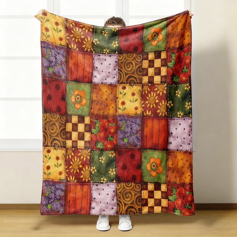 PetalSoft – Floral Flannel Blanket