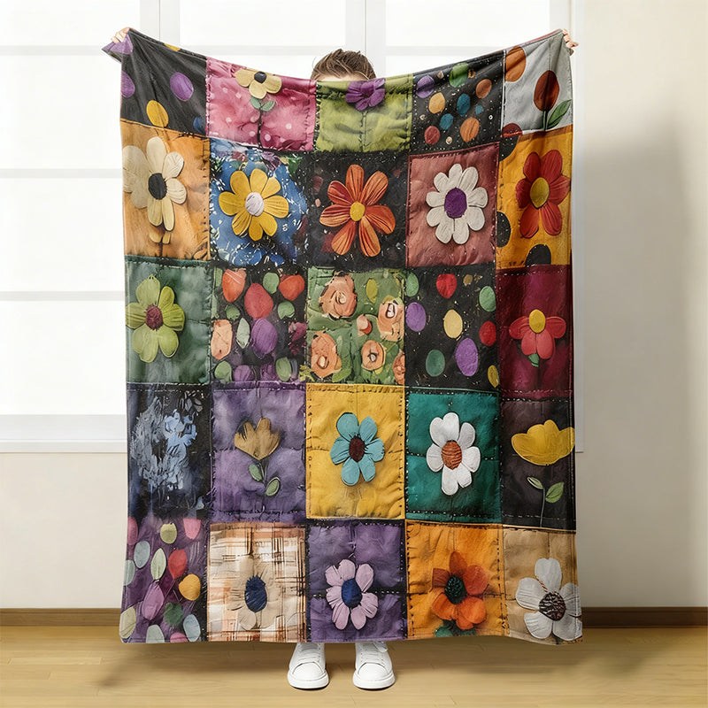 PetalSoft – Floral Flannel Blanket