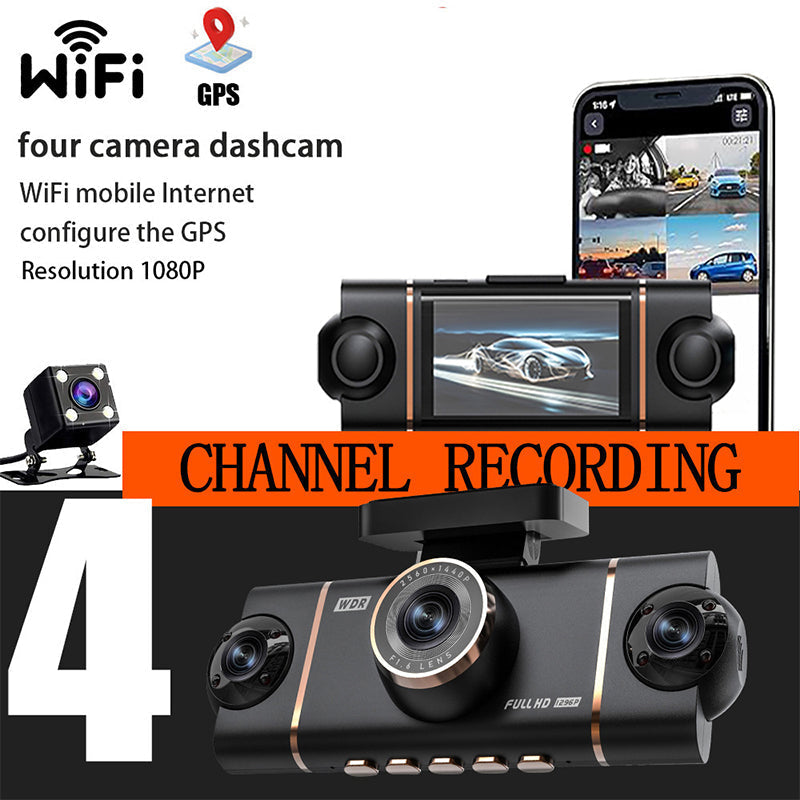 SafeDrive – 4-Channel HD Dash Cam System