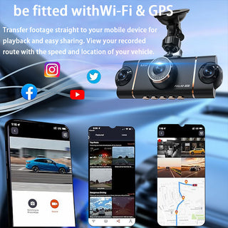 SafeDrive – 4-Channel HD Dash Cam System
