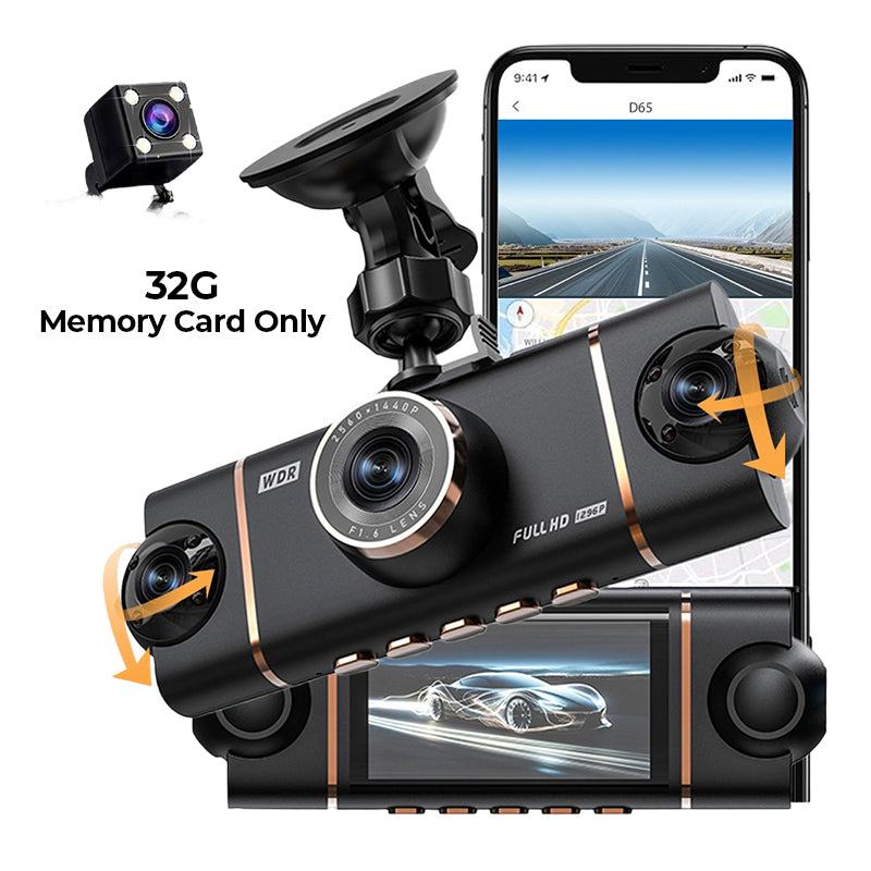 SafeDrive – 4-Channel HD Dash Cam System