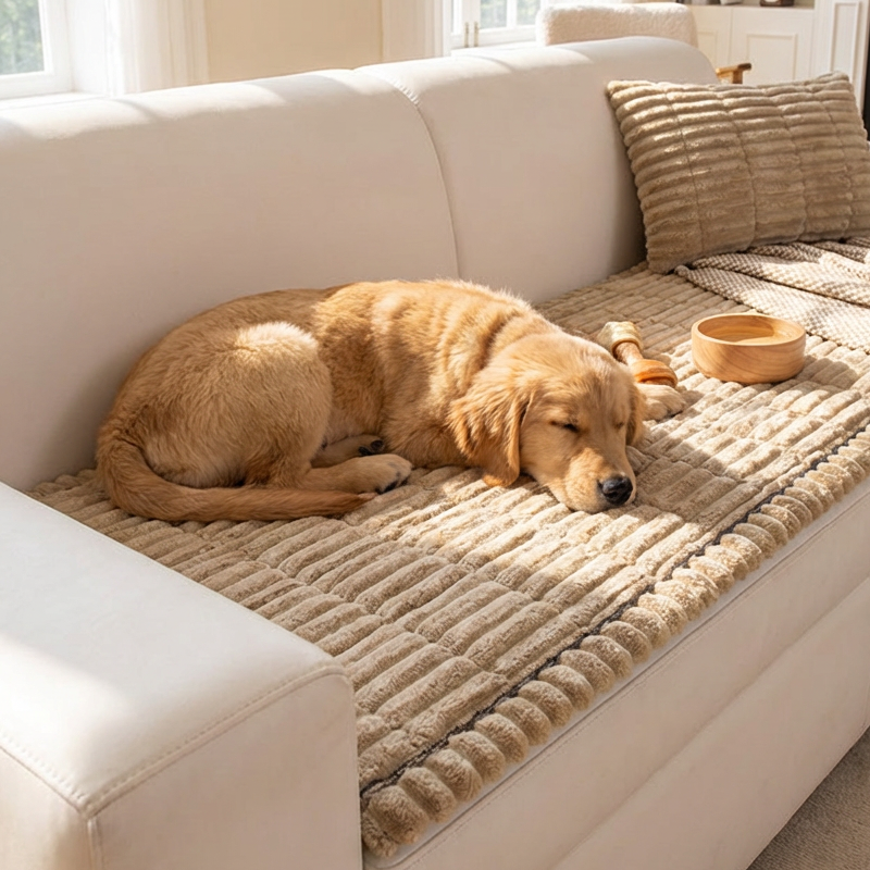 ComfyGuard – Quilted Corduroy Sofa Cushion