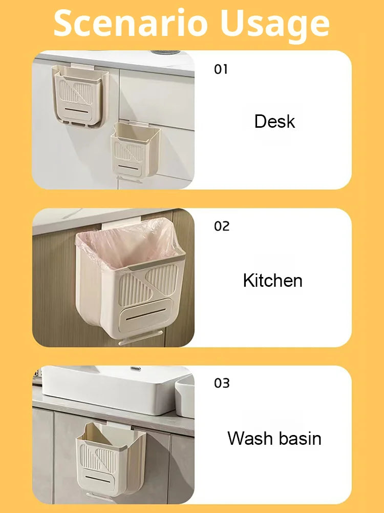 SpaceNest – Foldable Kitchen Waste Bin
