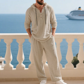 UrbanEase – Men’s Hooded 2-Piece Set