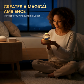CrystalGlow – Engraved Crystal Glass Ball Night Light