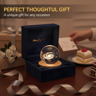 CrystalGlow – Engraved Crystal Glass Ball Night Light
