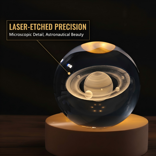 CrystalGlow – Engraved Crystal Glass Ball Night Light