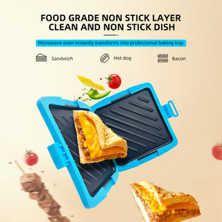 ToastMaster – Compact Microwave & Sandwich Toaster