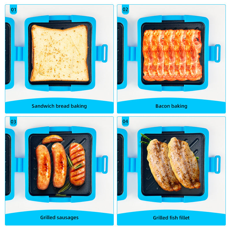 ToastMaster – Compact Microwave & Sandwich Toaster