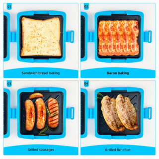 ToastMaster – Compact Microwave & Sandwich Toaster