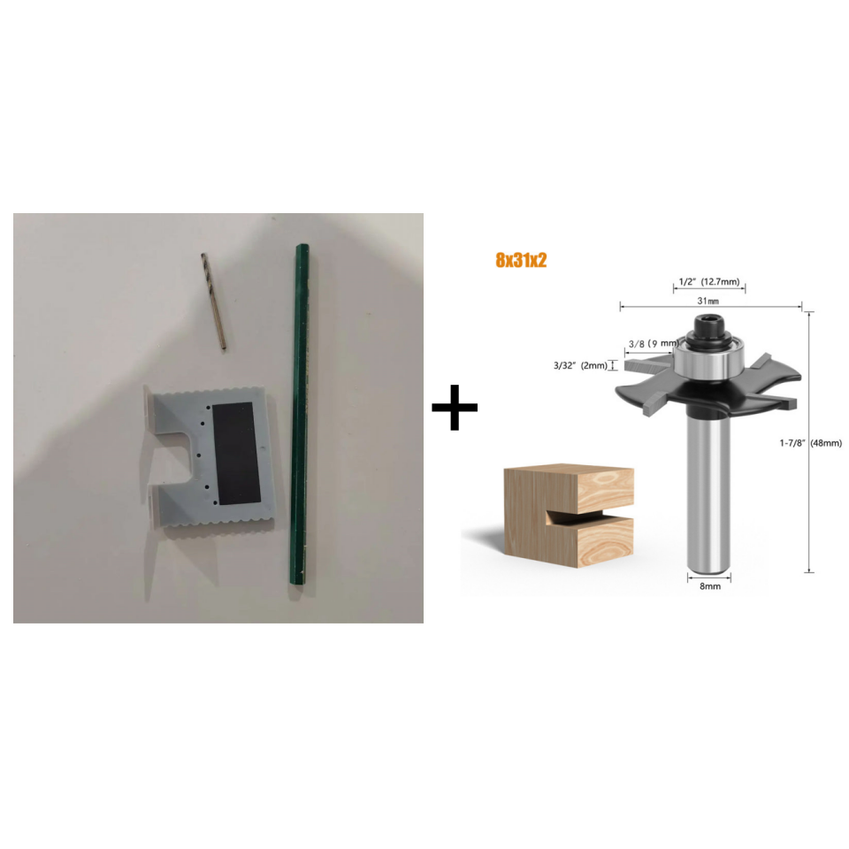 ProHinge – Magnetic Concealed Hinge Jig Kit