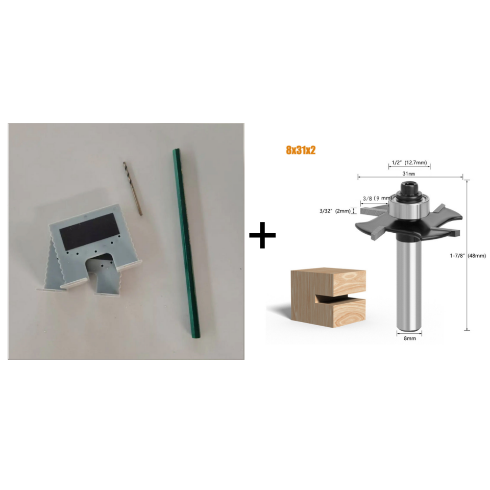 ProHinge – Magnetic Concealed Hinge Jig Kit