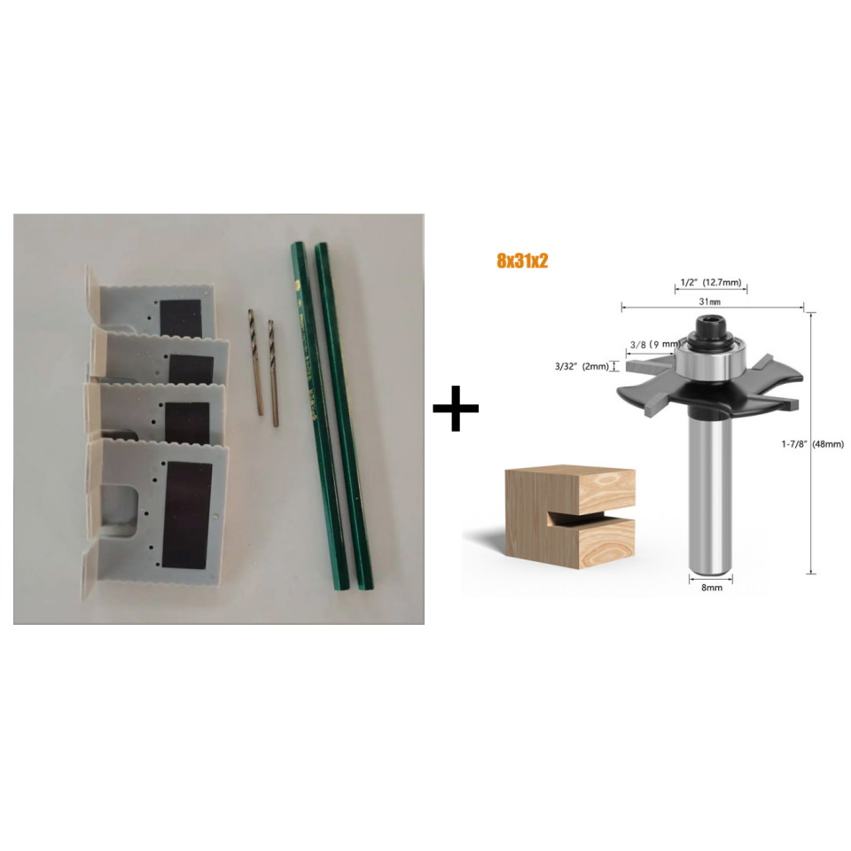 ProHinge – Magnetic Concealed Hinge Jig Kit