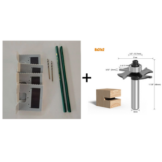 ProHinge – Magnetic Concealed Hinge Jig Kit