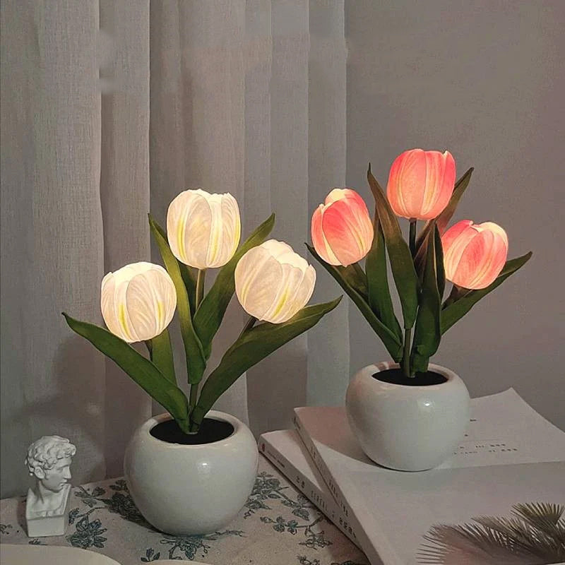 TulipGlow – LED Flower Night Light Table Lamp