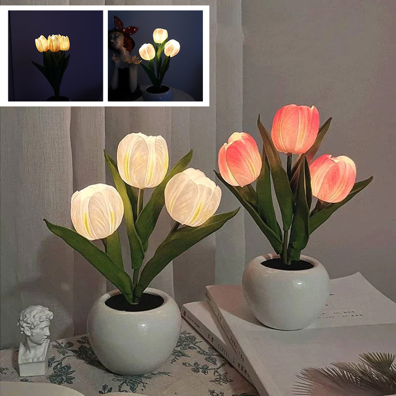 TulipGlow – LED Flower Night Light Table Lamp