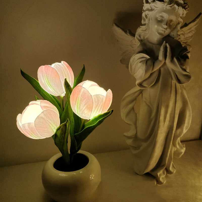 TulipGlow – LED Flower Night Light Table Lamp