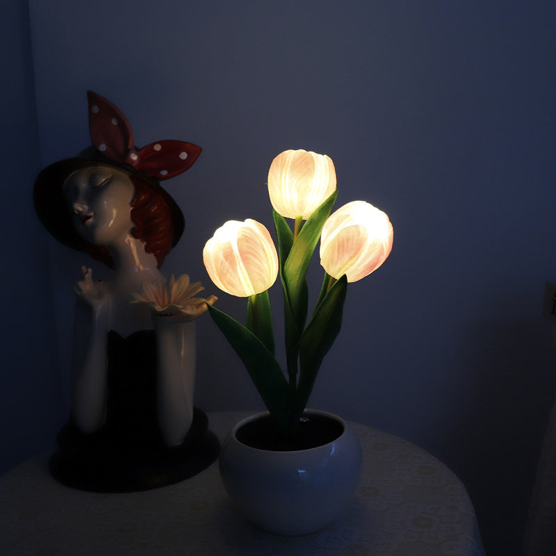 TulipGlow – LED Flower Night Light Table Lamp
