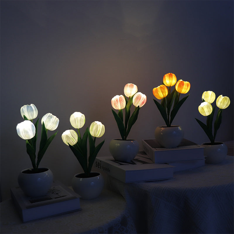 TulipGlow – LED Flower Night Light Table Lamp