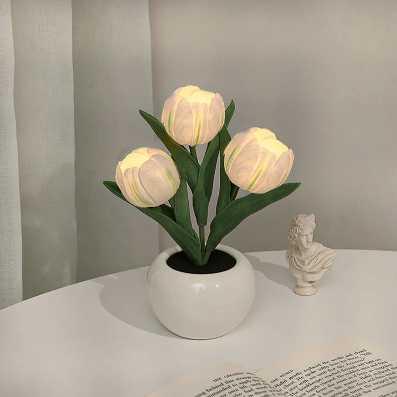TulipGlow – LED Flower Night Light Table Lamp
