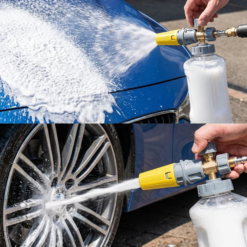 FoamRush – High-Pressure Foam Cannon for Quick Car Wash