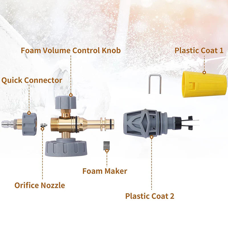 FoamRush – High-Pressure Foam Cannon for Quick Car Wash