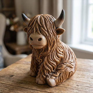 RusticCharm – Highland Cow Ambient Lamp