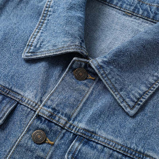 StreetEase | Button‑Up Classic Denim Coat