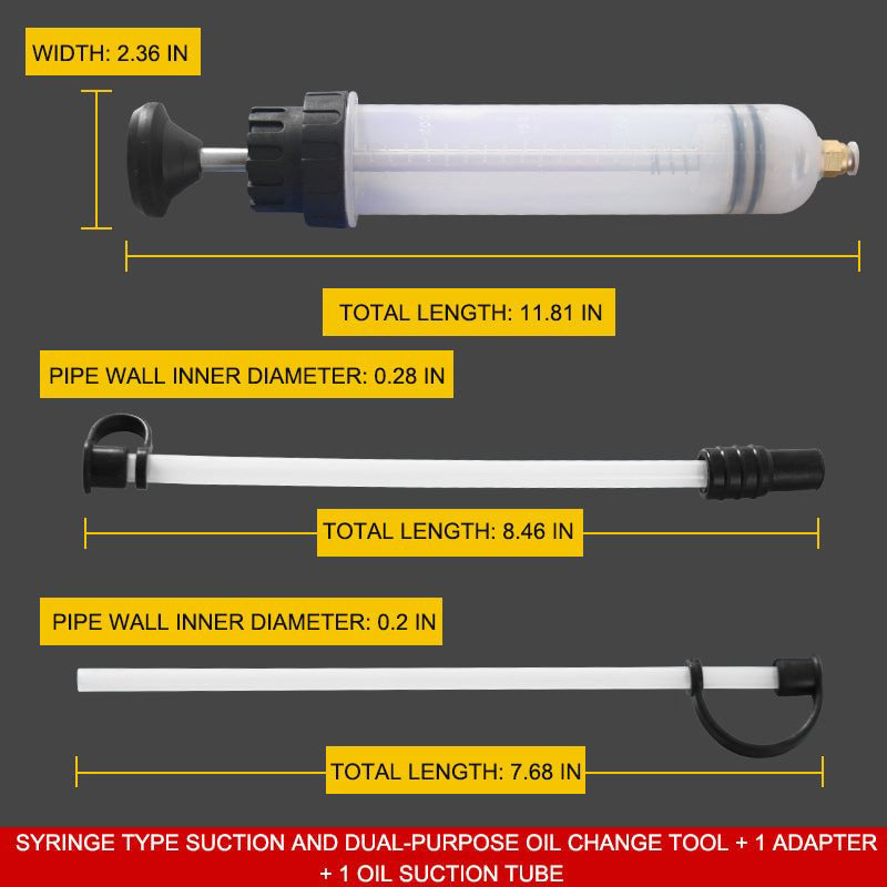 AutoSiphon – Quick Absorption Manual Oil Extractor Pump