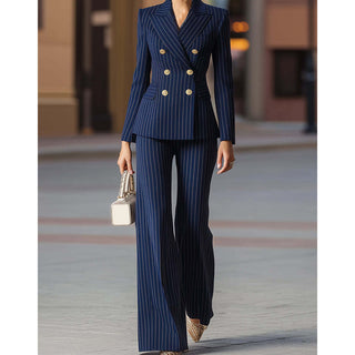 BossEra – Women’s Tailored Pinstripe Suit