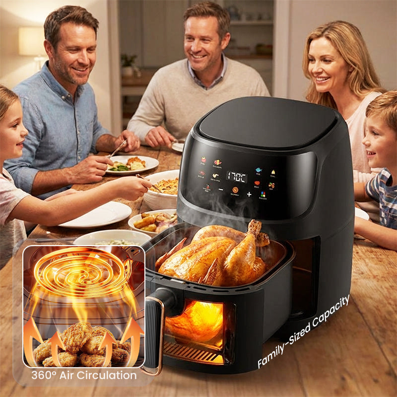 AeroChef – Premium Window Display Air Fryer