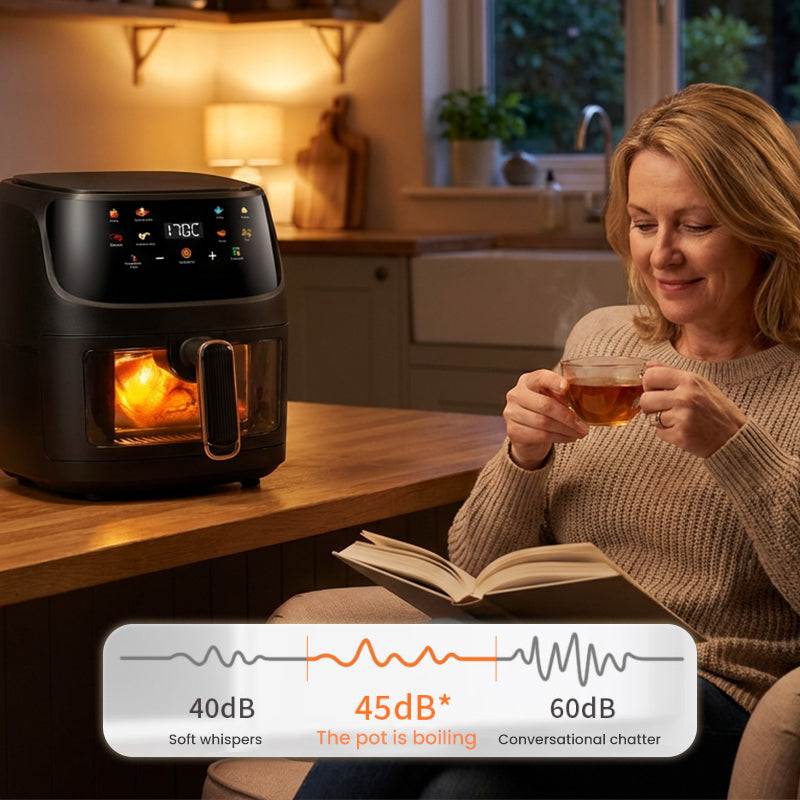 AeroChef – Premium Window Display Air Fryer