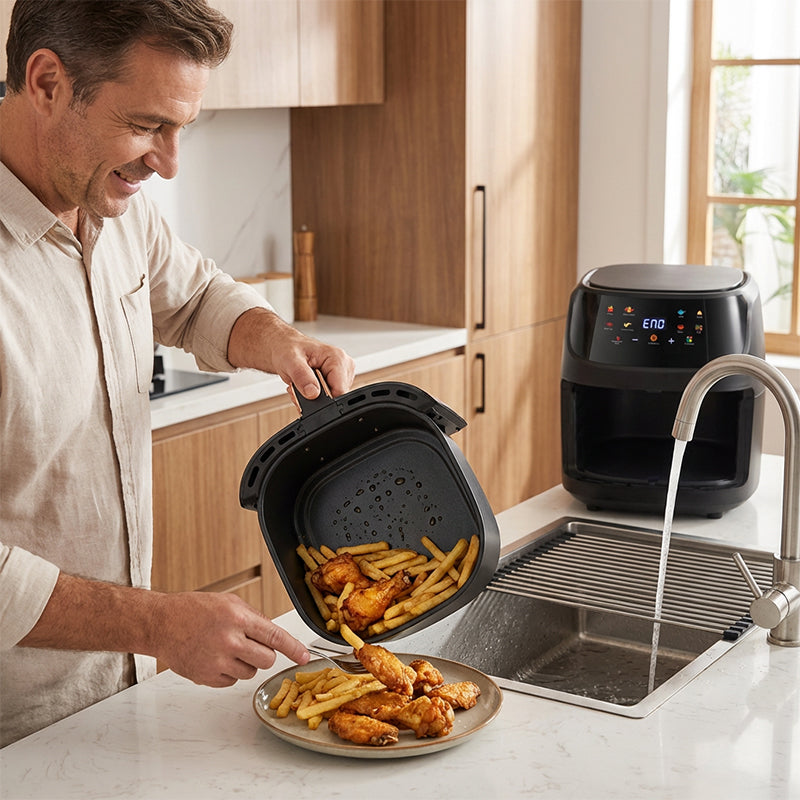 AeroChef – Premium Window Display Air Fryer