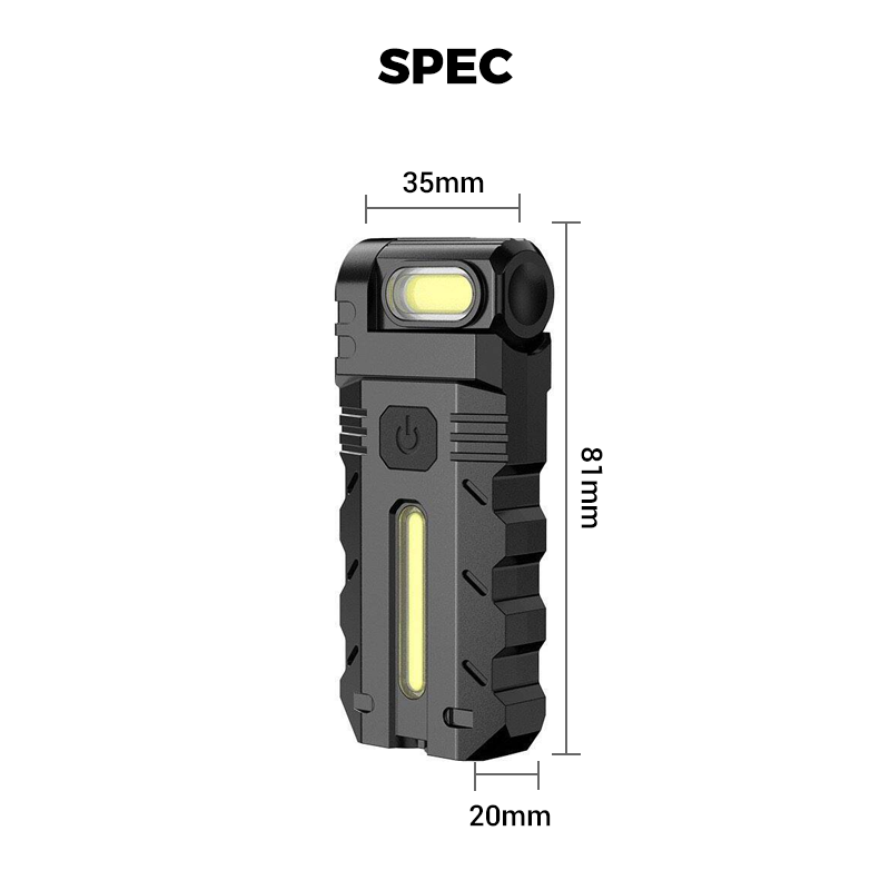 PivotBeam – LED Work Light with 180° Rotating Design