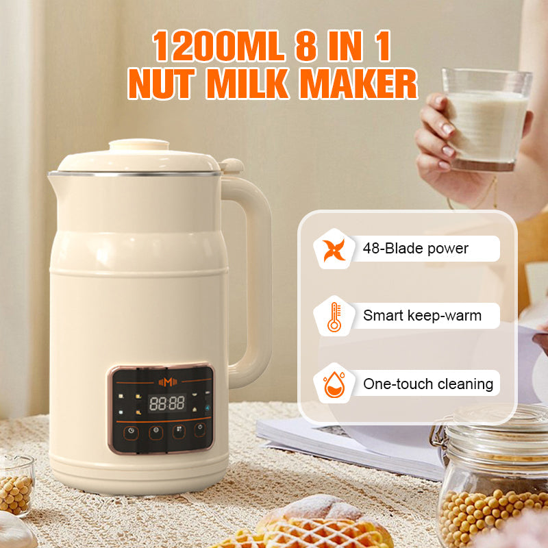NutriBlend – 8-in-1 Multifunctional Nut Milk Maker
