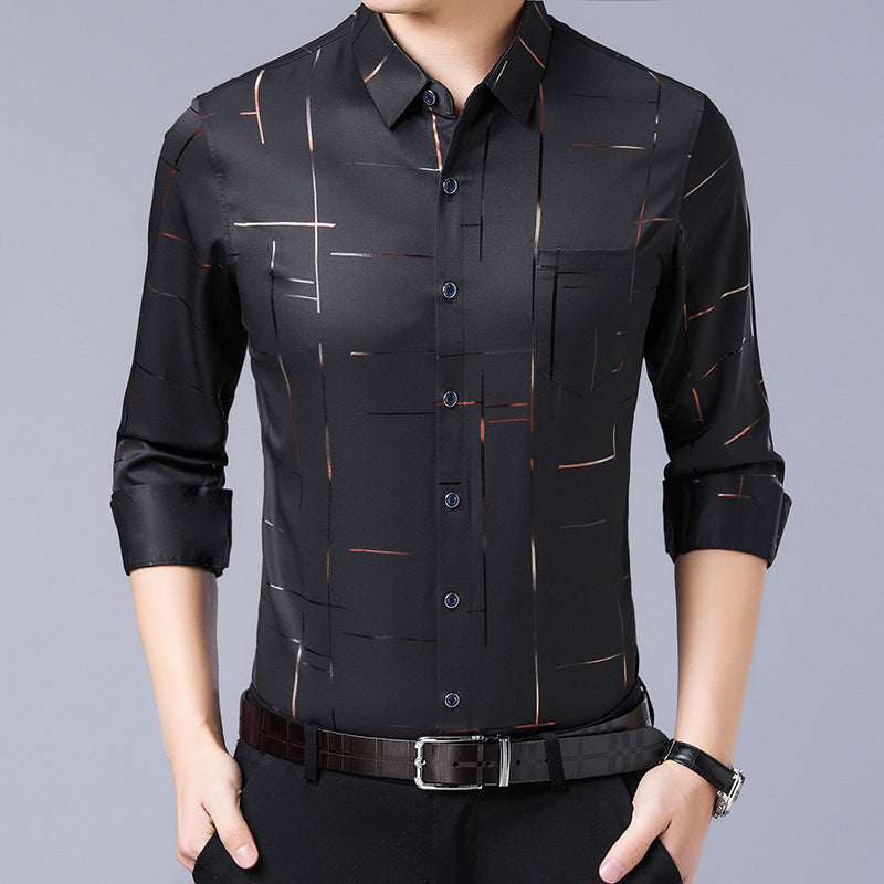 BreezeFit – Men’s Thin Iron-Free Shirt