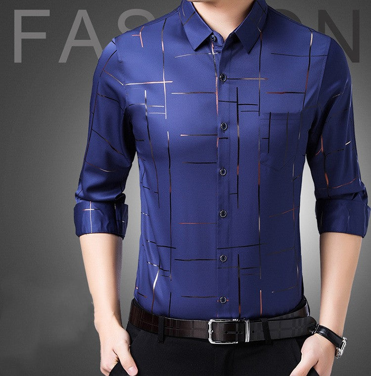 BreezeFit – Men’s Thin Iron-Free Shirt