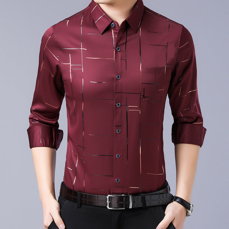 BreezeFit – Men’s Thin Iron-Free Shirt