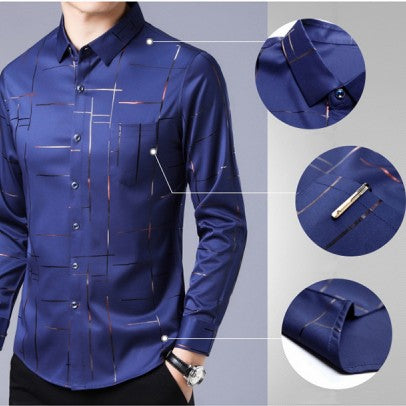 BreezeFit – Men’s Thin Iron-Free Shirt