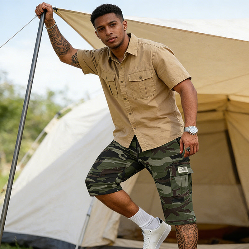 CamoFlex – Men's Camouflage Cargo Shorts