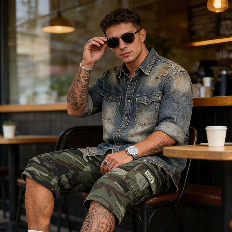 CamoFlex – Men's Camouflage Cargo Shorts