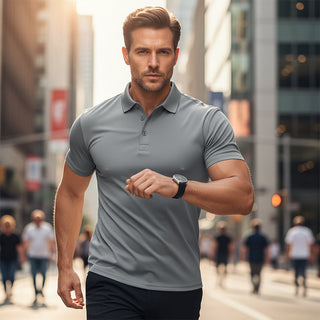 DryVanta – Men's Quick-Dry Lapel T-Shirt