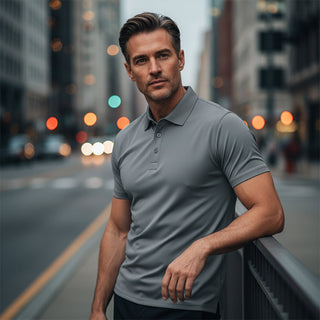 DryVanta – Men's Quick-Dry Lapel T-Shirt