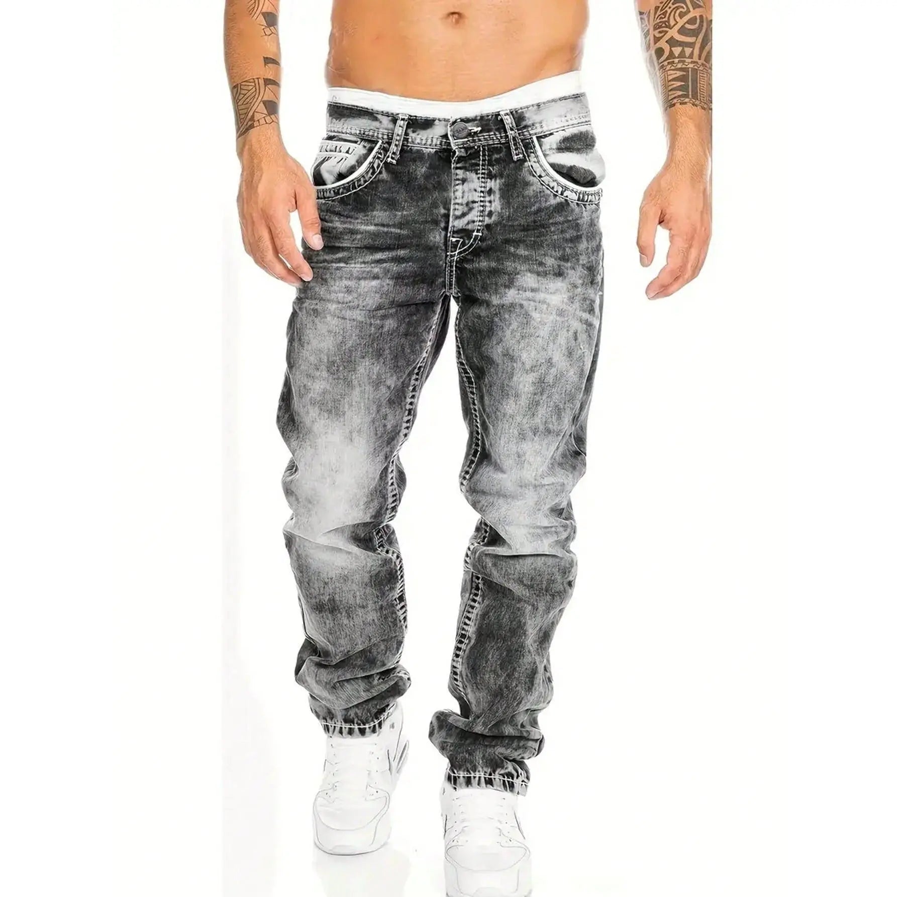 UrbanEdge – Men’s Creative Stretch Denim Jeans