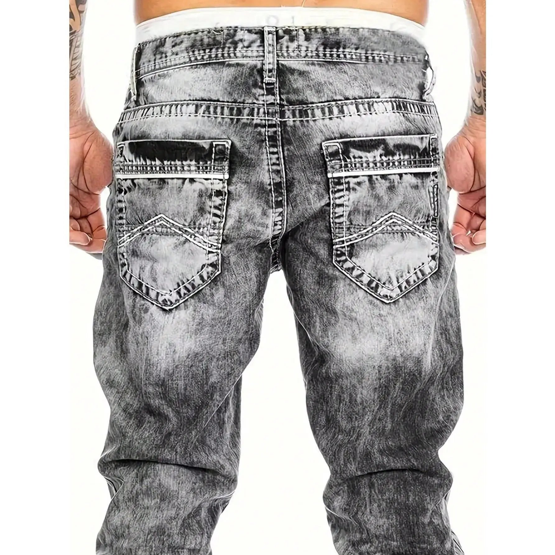 UrbanEdge – Men’s Creative Stretch Denim Jeans