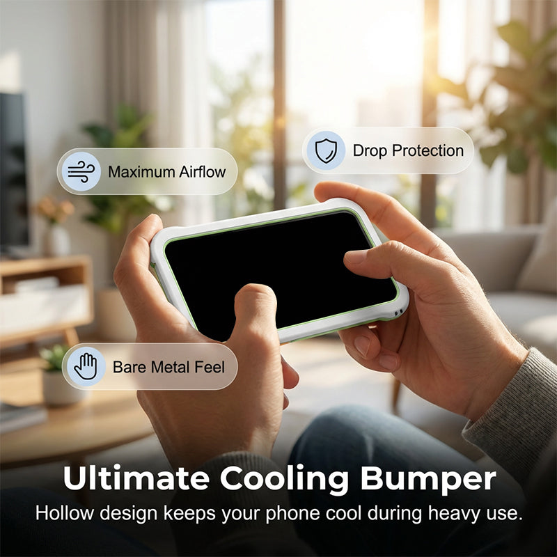 AeroGuard – Hollow-Out Heat Dissipation Bumper Case