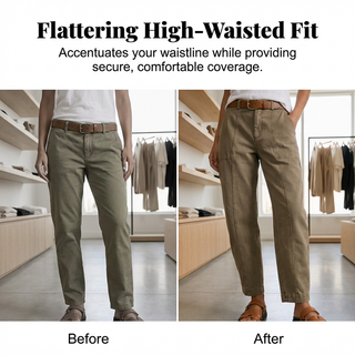 LuxeTaper – High-Waist Utility Pants