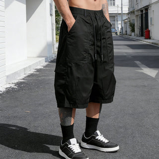 ComfortFlex – Men’s Plus Size Drawstring Capri Pants