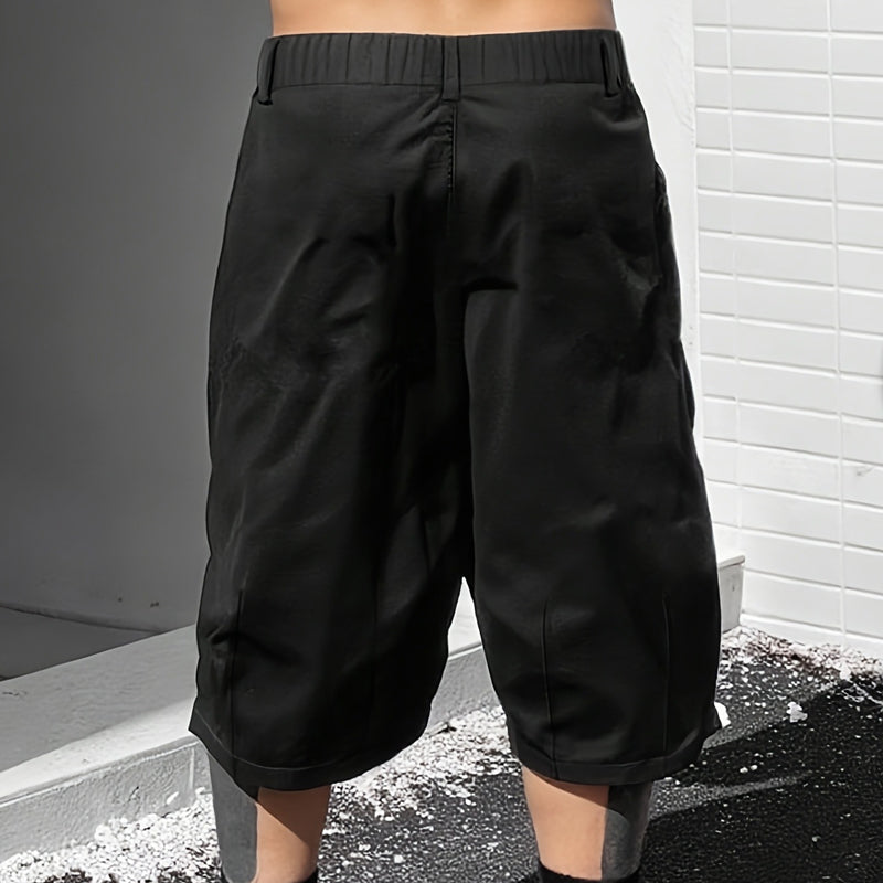 ComfortFlex – Men’s Plus Size Drawstring Capri Pants
