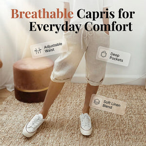 Florel – Breathable Drawstring Capris